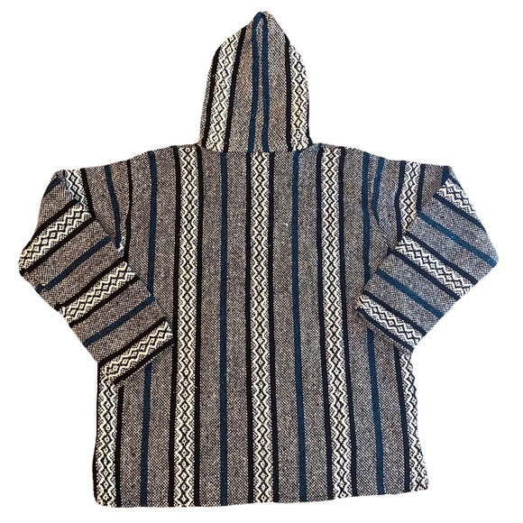 Baja Joe Sweaters Nwt Baja Joe Mexicali Poncho Hoodie Poshmark